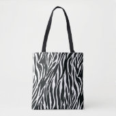 Tote Bag Zebra Print Fourre-tout (Devant)