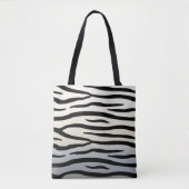 Tote Bag Zebra Stripes Exotic Poster de animal (Devant)