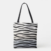 Tote Bag Zebra Stripes Exotic Poster de animal (Dos)