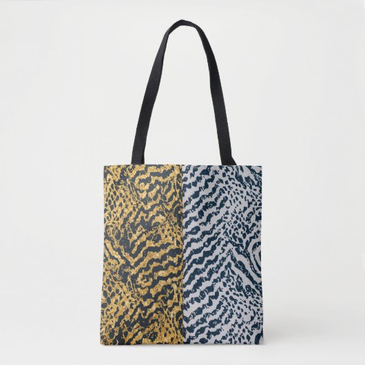 Tote Bag Zebra tiger rock ! (Devant)