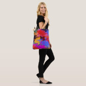 Tote Bag Zèbre peint (Sur le modèle)