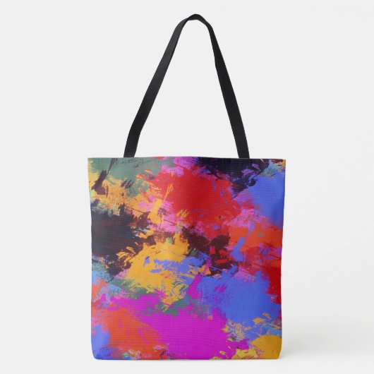 Tote Bag Zèbre peint (Devant)