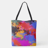 Tote Bag Zèbre peint (Dos)