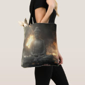 TOTE BAG ZEN - BOUDDHISME - MÉDITATION (De près)