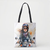Tote Bag "Zephyra" "Vento Dolce" - Vent doux (Devant)