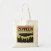 Tote Bag Zeppelin Rétro Dirigible Aéronef Zepelin Zepplin (Devant)