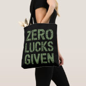 Tote Bag Zéro chance donnée St Paddy's Day Hilarant Saint P (De près)