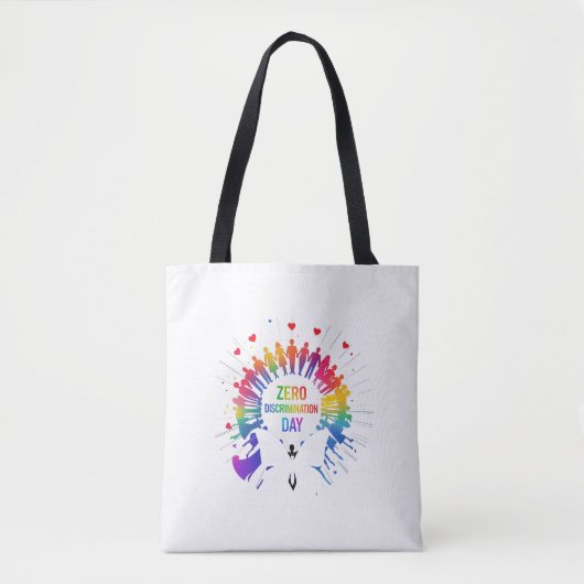 Tote Bag Zero Discrimination Day  (Devant)