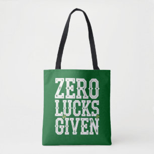 Tote Bag Zero Lucks Donné Funny St Patrick's Day Irlandais