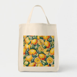 Tote Bag Zesty Lemon Citrus