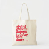 Tote Bag - Zetafonts Keratine (Devant)