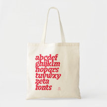 Tote Bag - Zetafonts Keratine