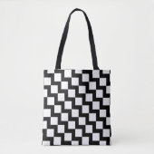 Tote Bag ZigZag noir blanc (Devant)