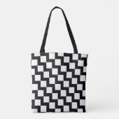 Tote Bag ZigZag noir blanc (Dos)