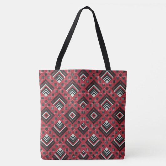 Tote Bag Zimbabwean Traditional Jira reRetso African Print  (Devant)