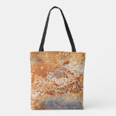 Tote Bag zinc rouillé : arrière - plan de texture grunge. (Dos)