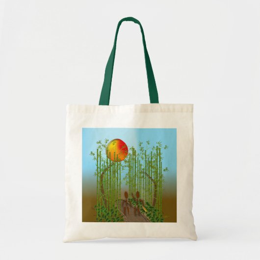 Tote Bag Zinglees ~ Bambou (Devant)
