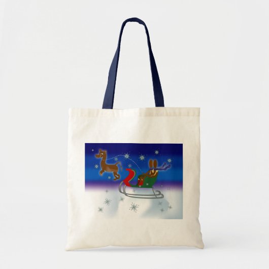 Tote Bag Zinglee's ~ Sleigh Ride (Devant)