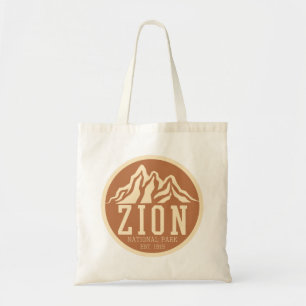 Tote Bag Zion National Park Utah USA Outdoors Retro