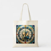 Tote Bag Zodiac - Gemini Les Jumeaux (Dos)