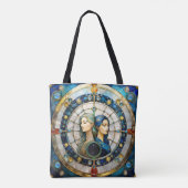Tote Bag Zodiac - Gemini Les Jumeaux (Dos)