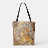 Tote Bag Zodiac par Alphonse Mucha (Dos)