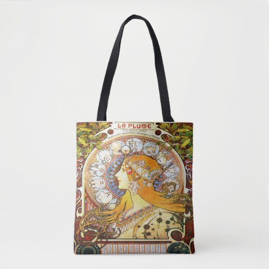 Tote Bag Zodiaque 1896 d'Alfons Mucha (Devant)