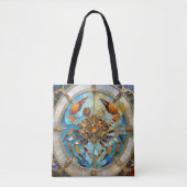 Tote Bag Zodiaque - Cancer Le Crabe (Devant)