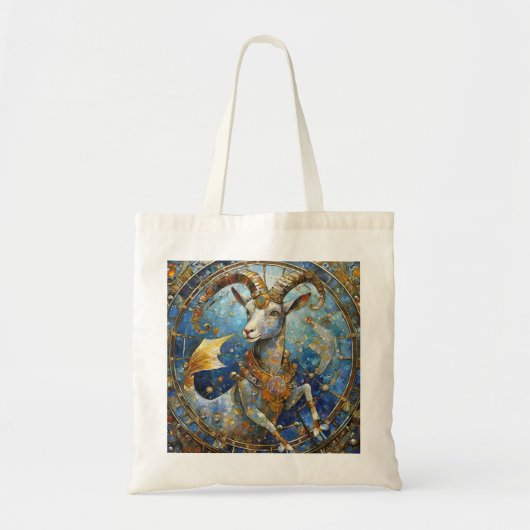 Tote Bag Zodiaque - Capricorne Chèvre de mer (Devant)