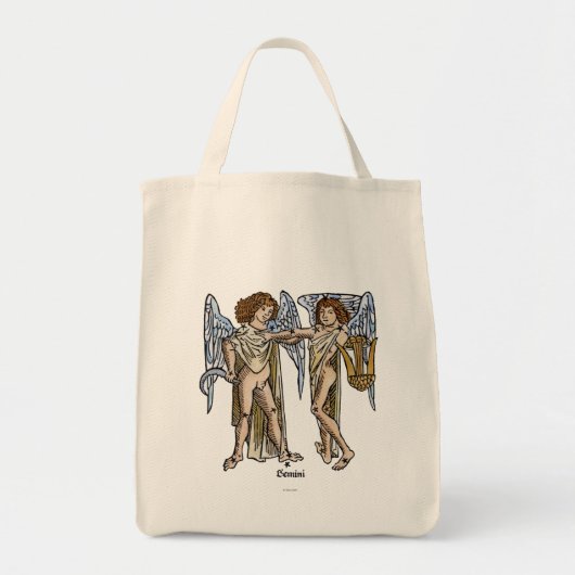 Tote Bag Zodiaque : Gémeaux, 1482 (Devant)