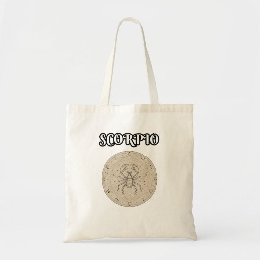 Tote Bag zodiaque scorpion (Devant)