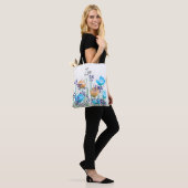 Tote Bag Zoe Floral Monogramme (Sur le modèle)