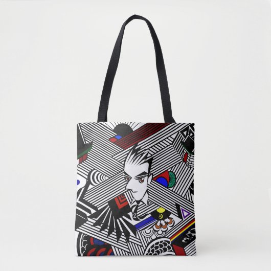 Tote Bag Zogak motif coréen (Devant)