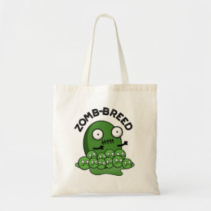 Tote Bag Zom-breed Funny Halloween Zombie race Pun