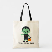 Tote Bag Zombie dans la zone des bonbons (Dos)
