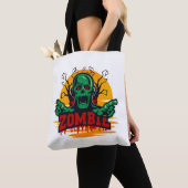 Tote Bag zombie halloween (De près)