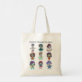 Tote Bag Zombies à travers les âges (Dos)