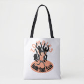Tote Bag Zombies Hait Fast Food (Devant)