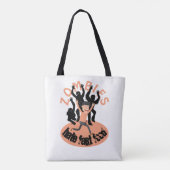 Tote Bag Zombies Hait Fast Food (Dos)