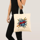 Tote Bag ZOMG Fun Retro Comic Livre Pop Art (Devant (produit))