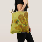 Tote Bag Zonnebloemen (Van Gogh) (De près)