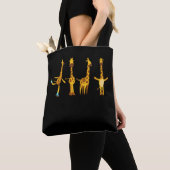 Tote Bag Zoo de patinage en ligne de Giraffe Lover (De près)