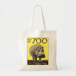 Tote Bag Zoo-Hippopotame de Philadelphie