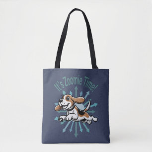 Tote Bag Zoomie Time Beagle