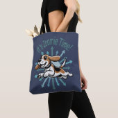 Tote Bag Zoomie Time Beagle (De près)