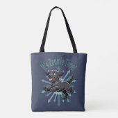 Tote Bag Zoomie Time Black Lab (Dos)
