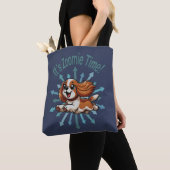 Tote Bag Zoomie Time Cavalier Spaniel (De près)