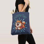 Tote Bag Zoomie Time Pomeranian (De près)