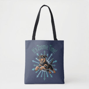 Tote Bag Zoomie Time Rottweiler
