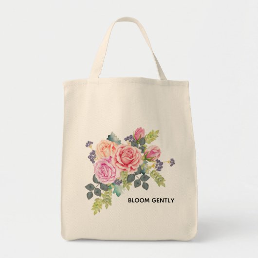 Tote Bags - Bloom Gently (Voorkant)